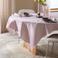 NOUS Living tafelkleed gestreept roze (150x250 cm)