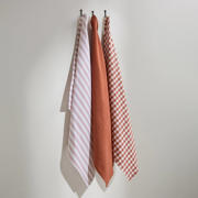 thumbnail: NOUS Living theedoek terra (70x50 cm) (set van 3)