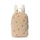 Studio Noos teddy rugzak met hartjes print ecru/rood