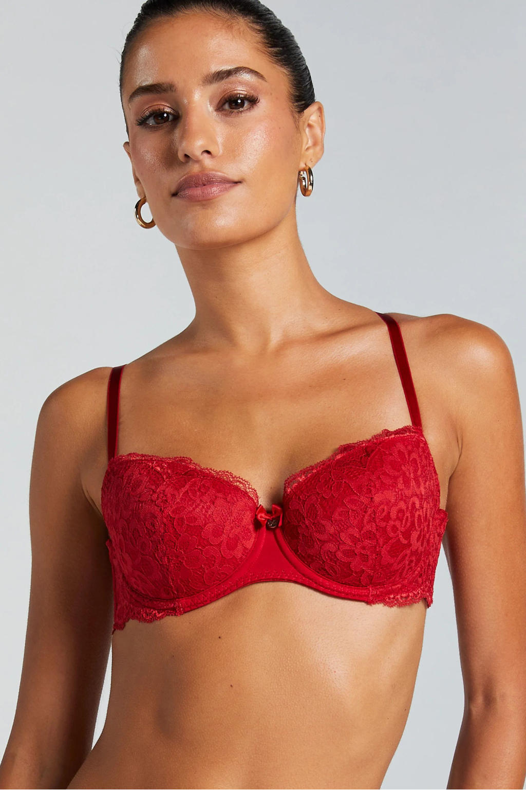 Hunkemöller voorgevormde beugelbh Marine rood