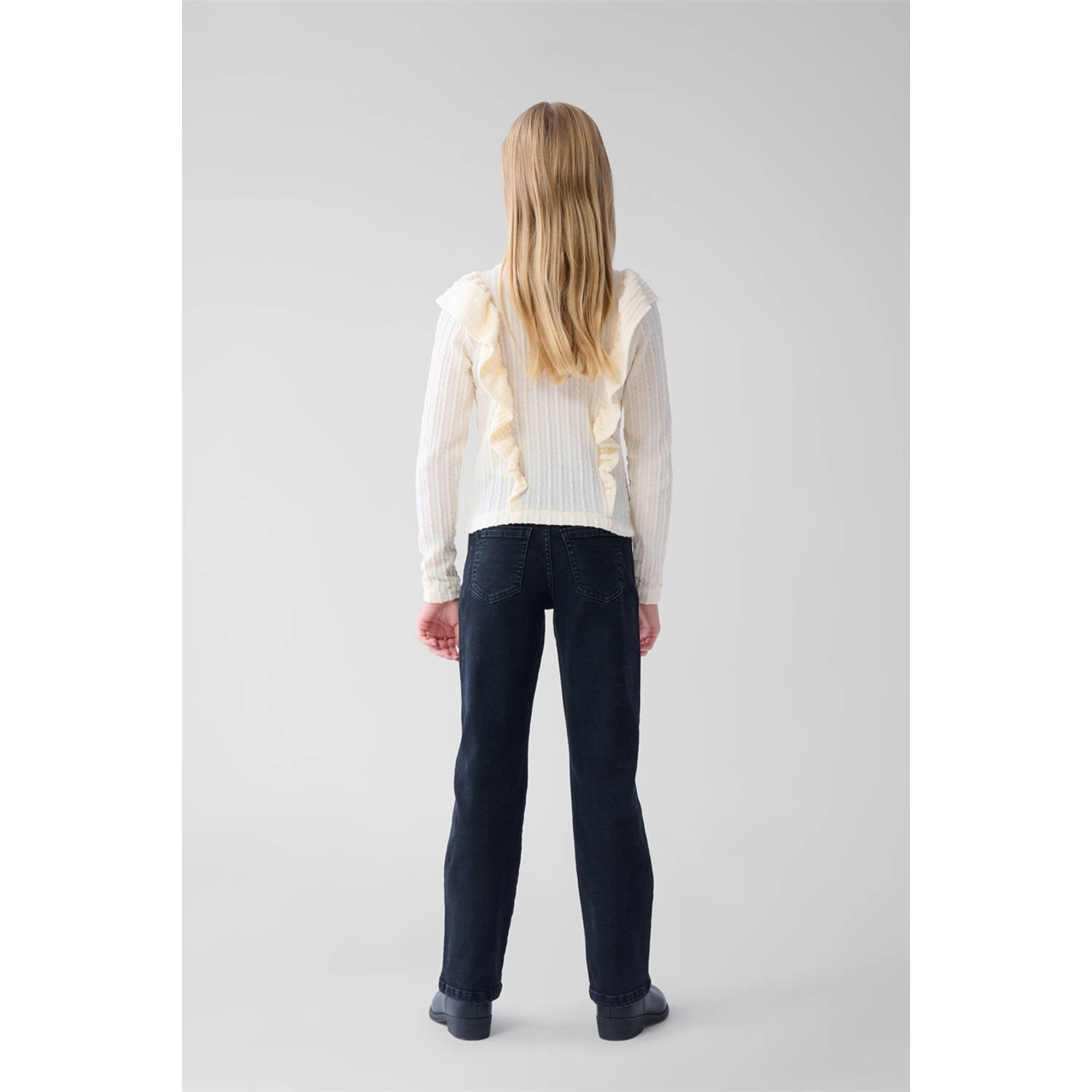 Shoeby straight leg jeans black denim