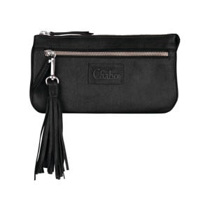 leren crossbody tas Billy zwart