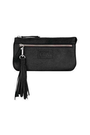 leren crossbody tas Billy zwart