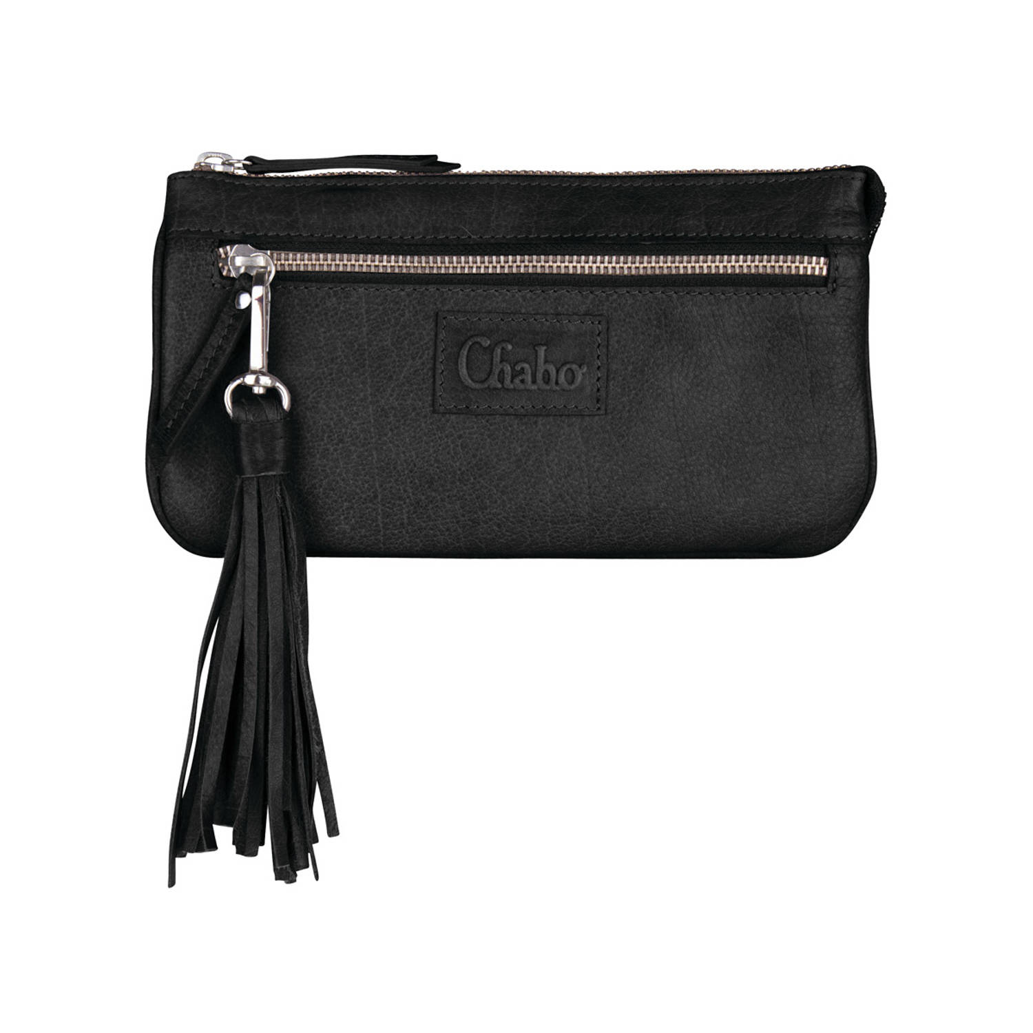 Chabo Bags leren crossbody tas Billy zwart