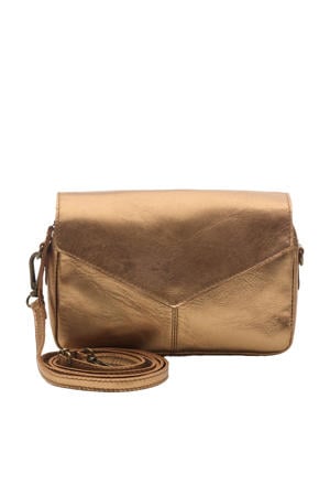 leren crossbody tas Rio Romy koper