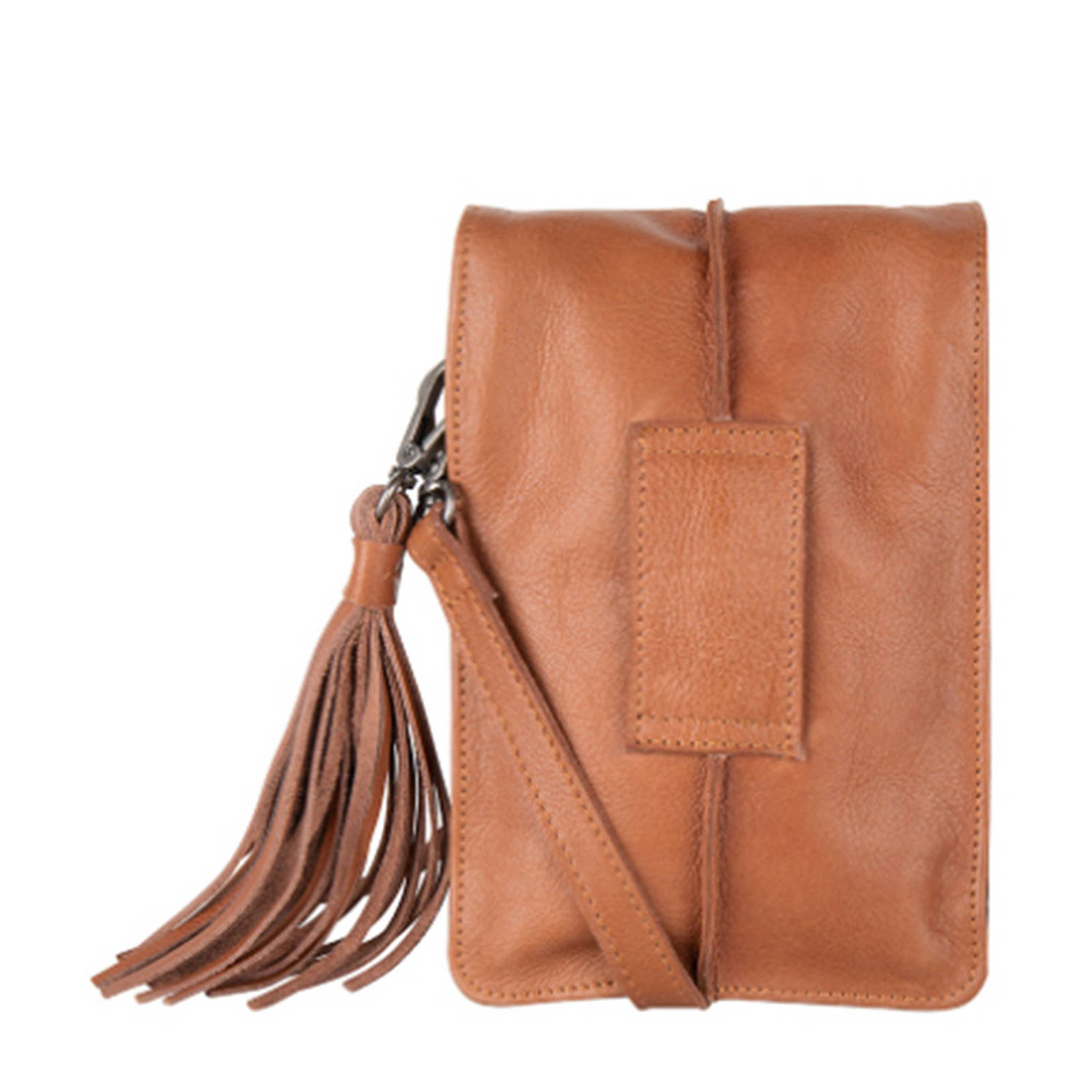 Chabo Bags leren crossbody tas Mover camel