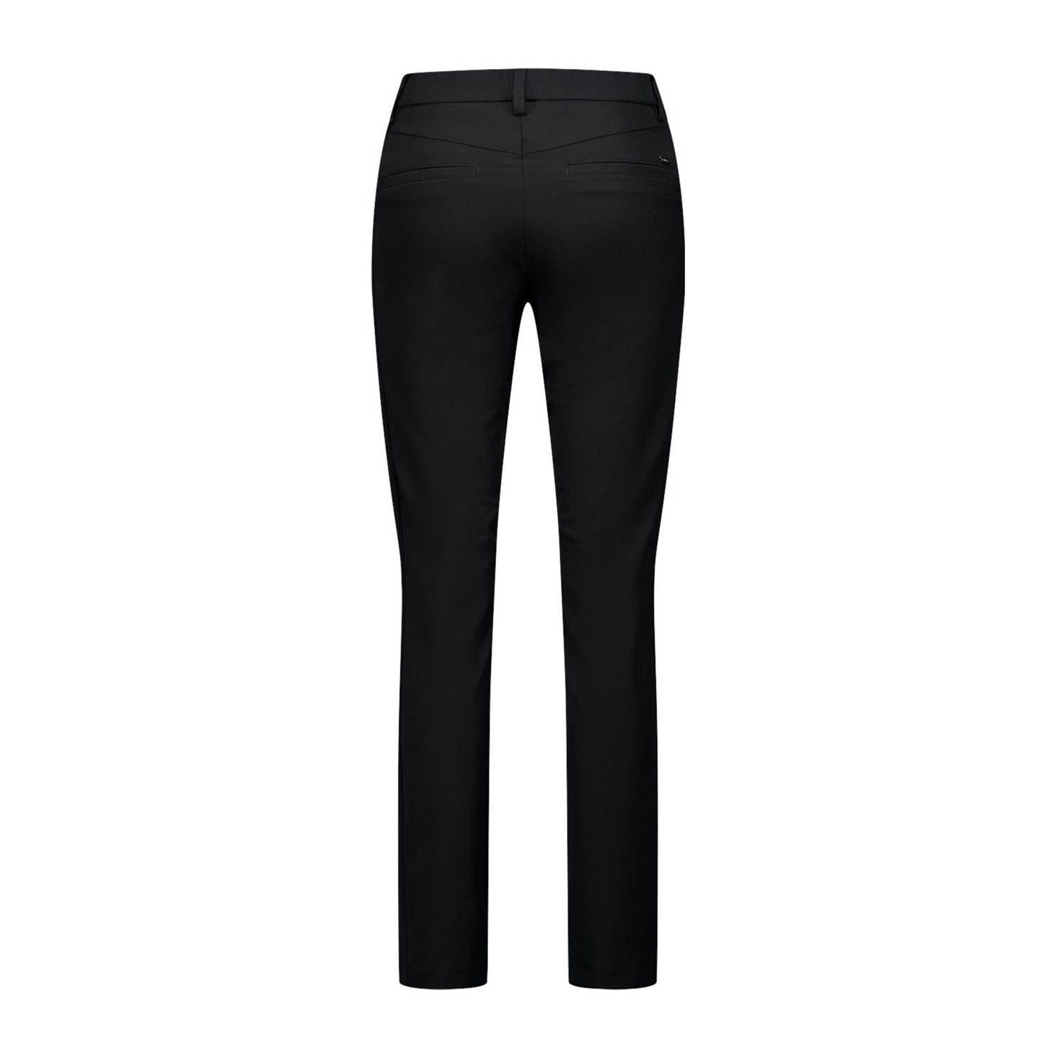gardeur slim fit broek zwart