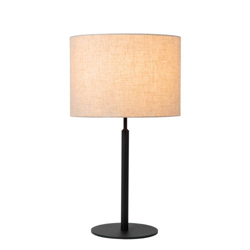 Lucide MAYA - Tafellamp - Ø 26 cm - 1xE27 - Beige afbeelding