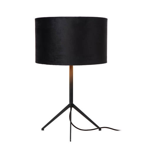 Lucide TONDO - Tafellamp - Ø 30 cm - 1xE27 - Zwart afbeelding