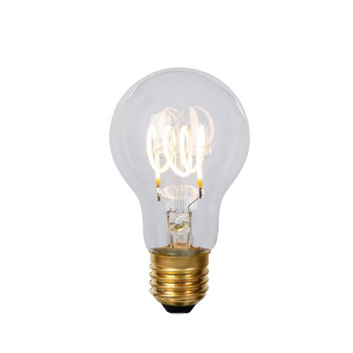 Lucide A60 - Filament lamp - Ø 6 cm - LED Dimb. - E27 - 1x4,9W 2700K - Transpar afbeelding