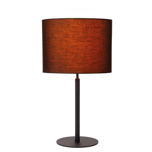 Lucide MAYA - Tafellamp - Ø 26 cm - 1xE27 - Zwart afbeelding