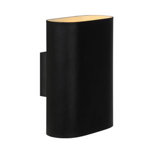 OVALIS - Wandlamp - 2xE14 - Zwart