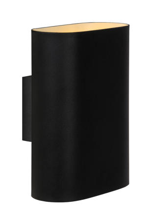 OVALIS - Wandlamp - 2xE14 - Zwart 