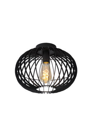 REDA - Plafonnière - Ø 32 cm - 1xE27 - Zwart