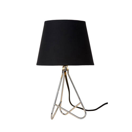 Lucide GITTA - Tafellamp - Ø 17 cm - 1xE14 - Chroom afbeelding