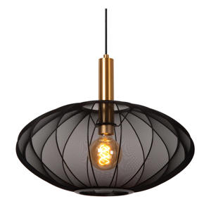 CORINA - Hanglamp - Ø 50 cm - 1xE27 - Zwart