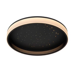 ESTREJA - Plafonnière - Ø 40 cm - LED Dimb. - 2500K/3000K - Zwart