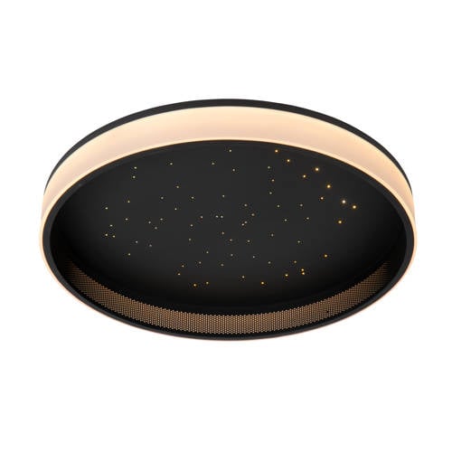 Lucide ESTREJA - Plafonnière - Ø 40 cm - LED Dimb. - 2500K/3000K - Zwart afbeelding