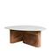 Sissy-Boy salontafel  hout met marmer blad
