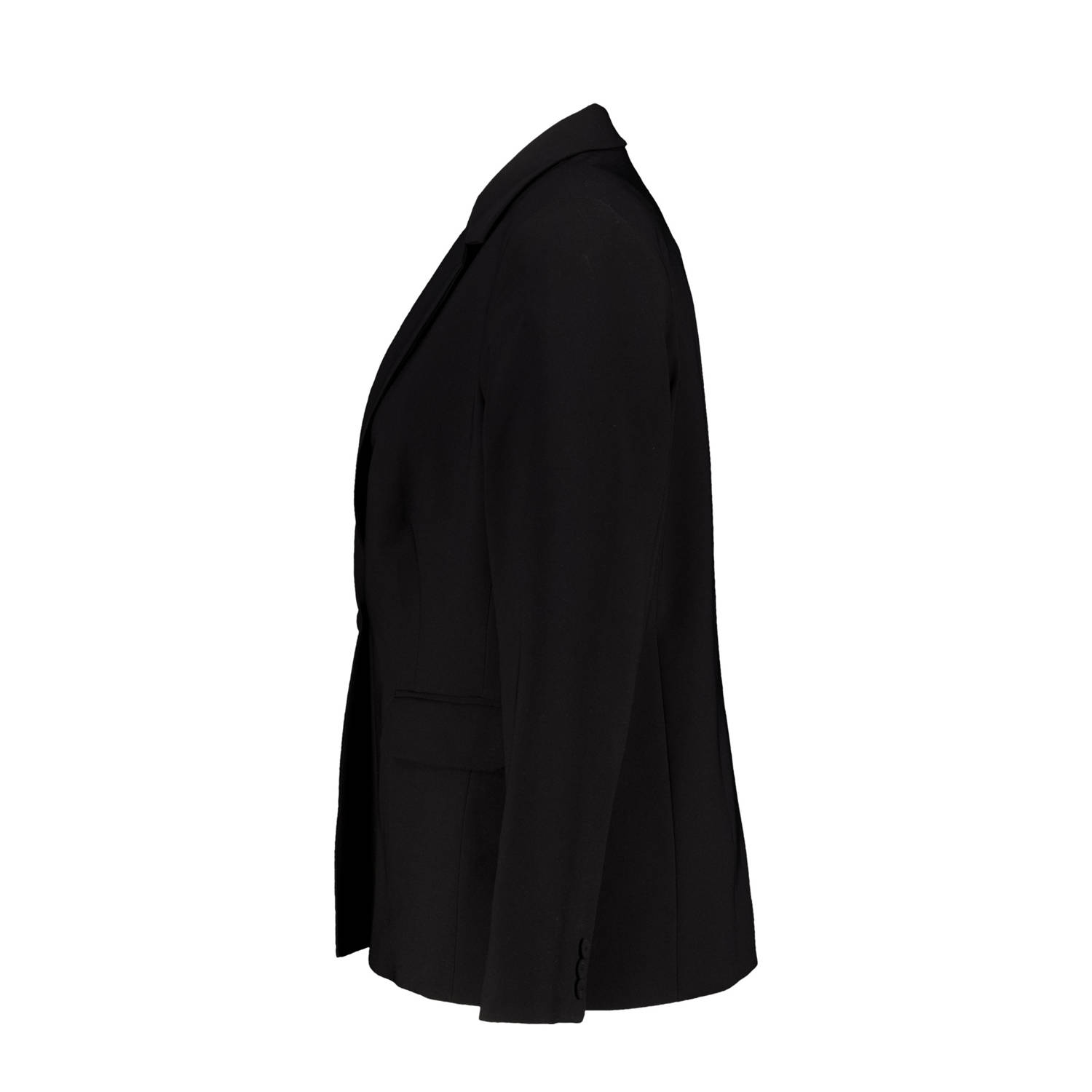 MS Mode rechtvallende blazer zwart
