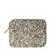 Studio Noos  13 inch laptopsleeve Soft Cotton Leopard beige/zwart