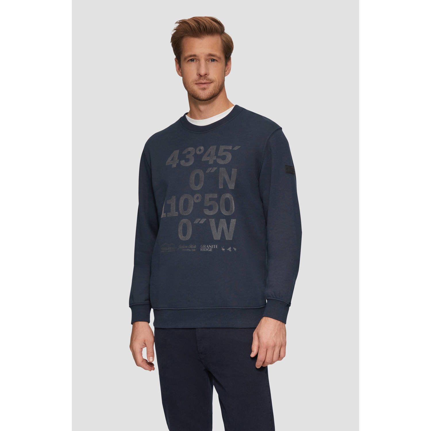 s.Oliver sweater donkerblauw