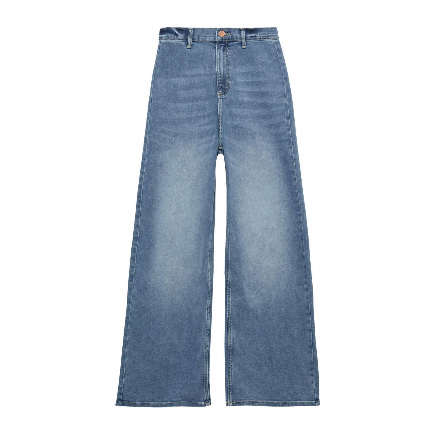 S.Oliver RED LABEL Regular fit super high rise jeans met wijde pijpen