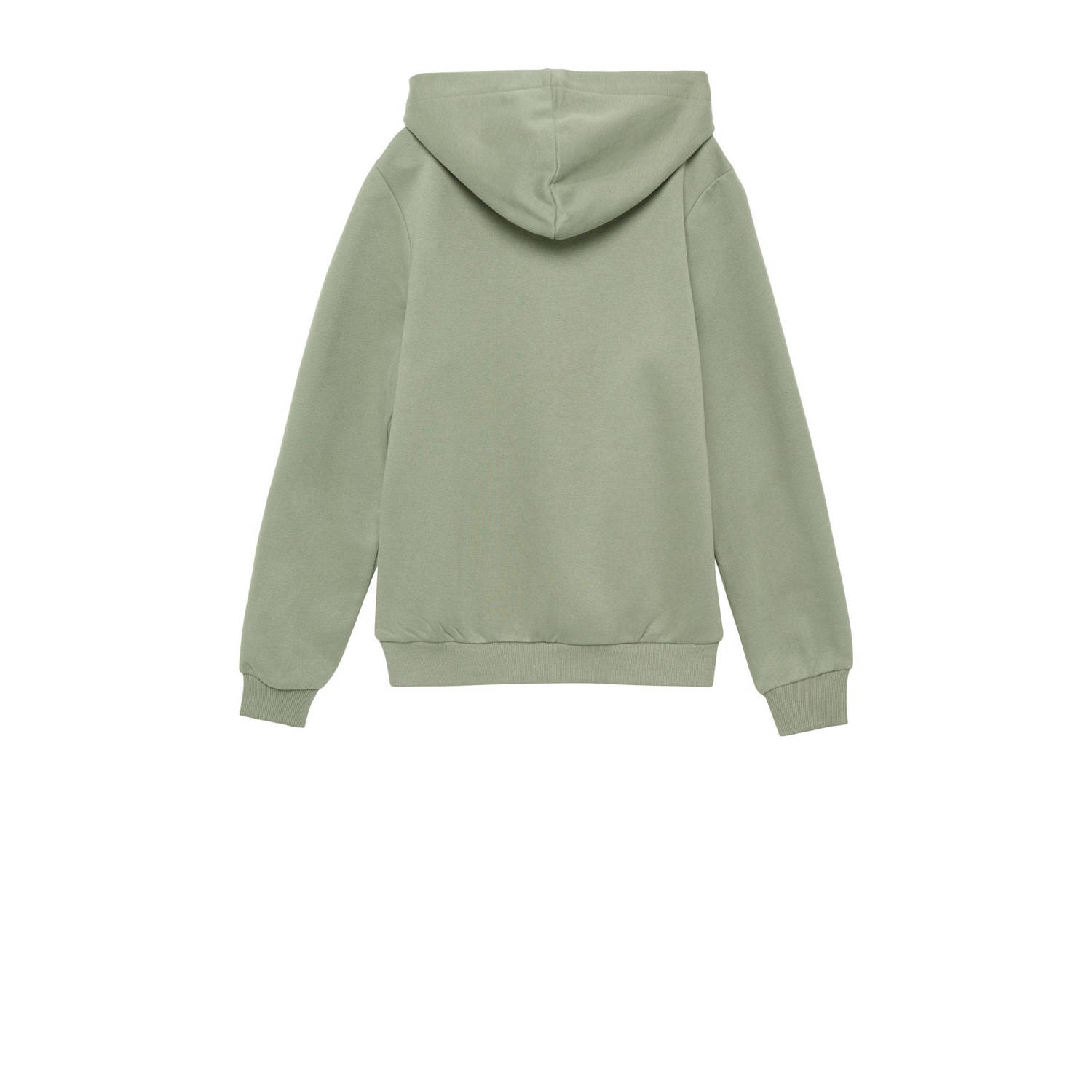 s.Oliver hoodie met printopdruk groen