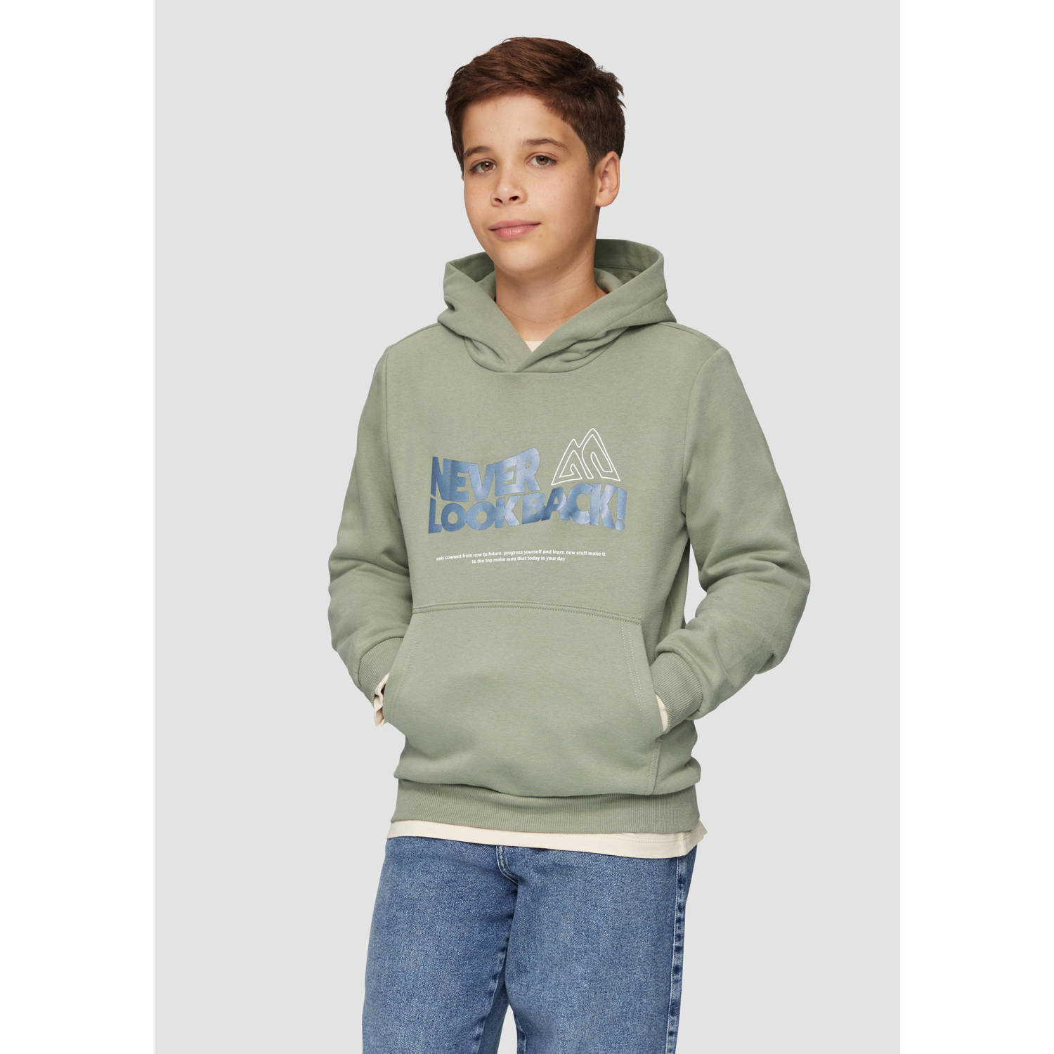 S.Oliver RED LABEL Regular fit hoodie met katoen en tekstprint