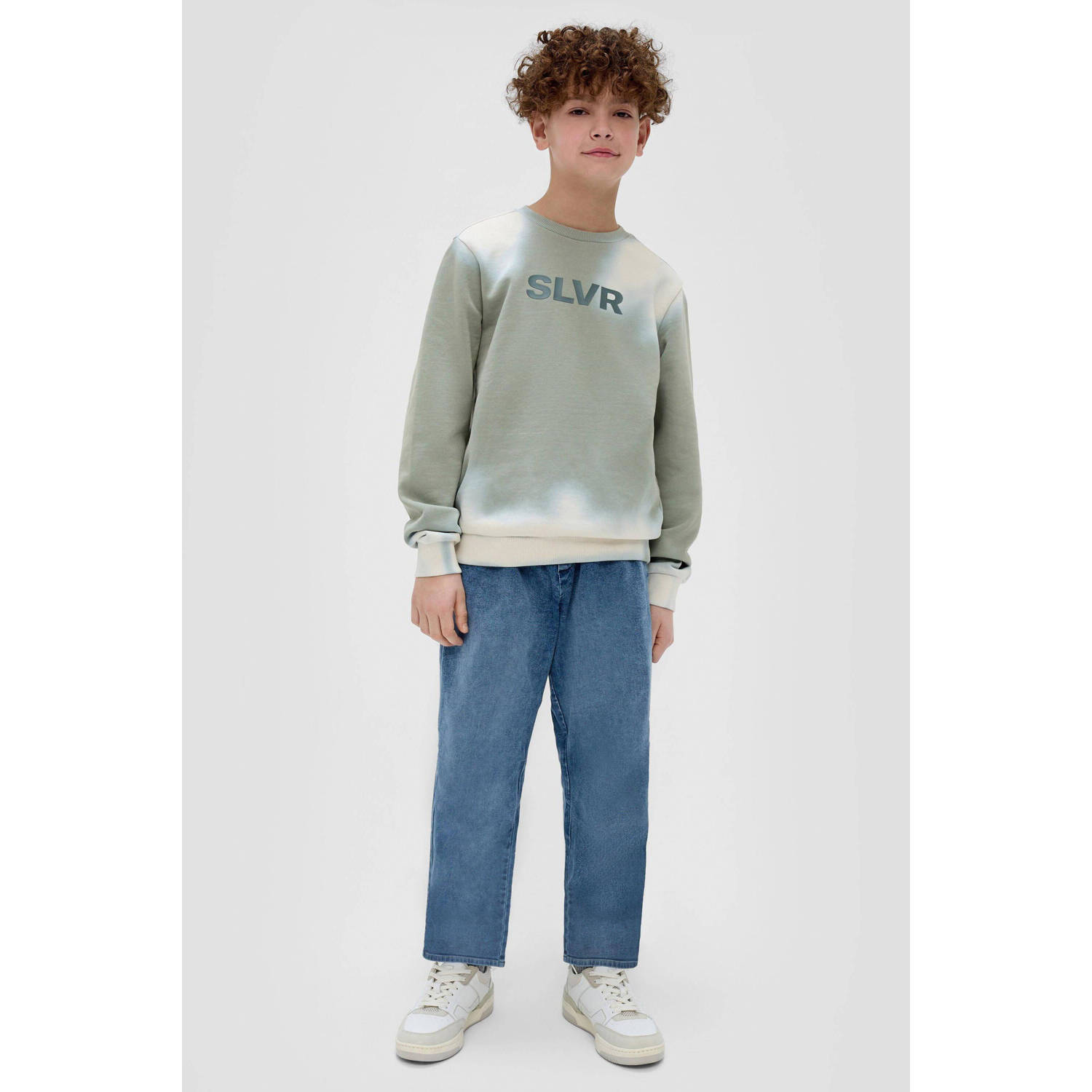 s.Oliver tie-dye sweater groen