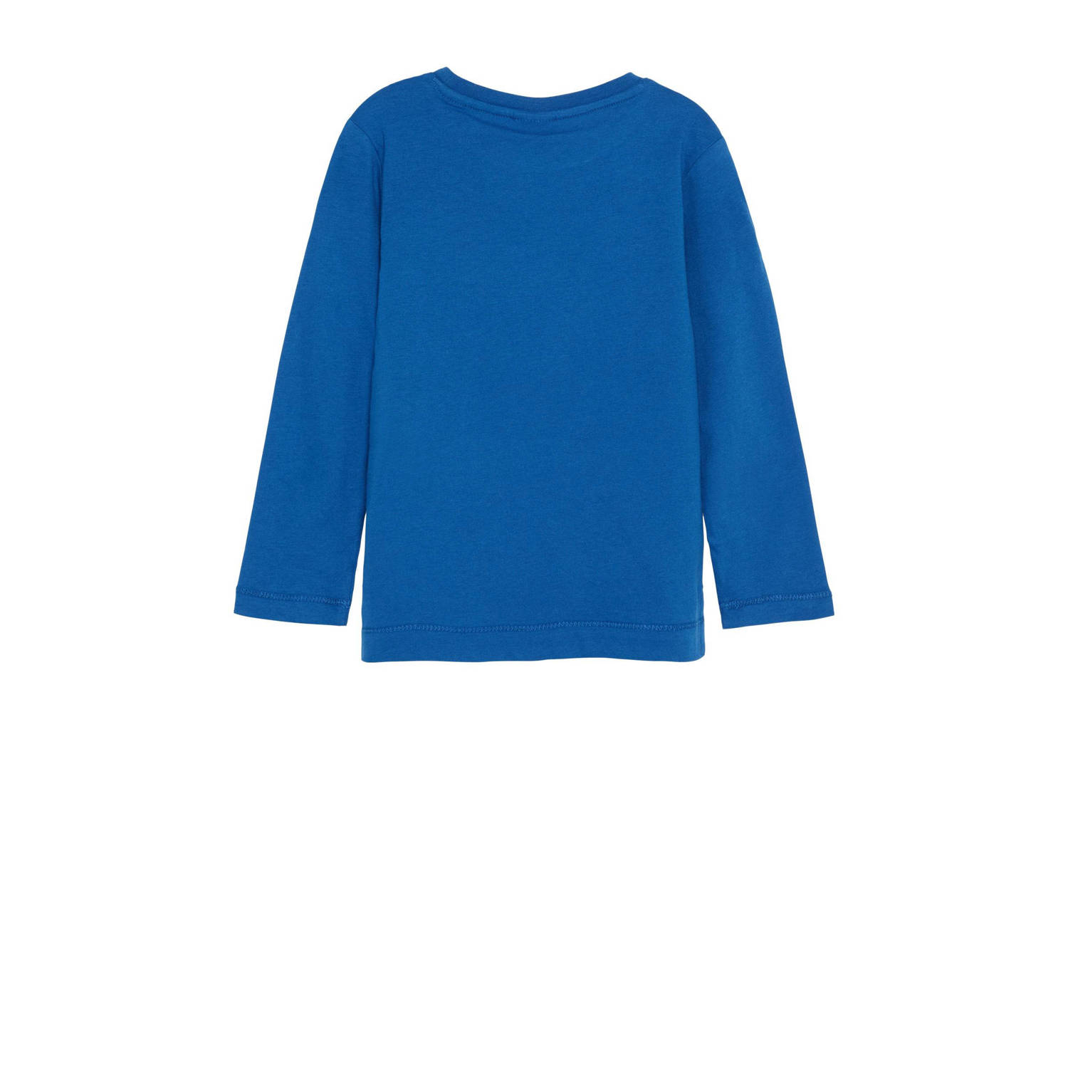 s.Oliver longsleeve met tekst blauw