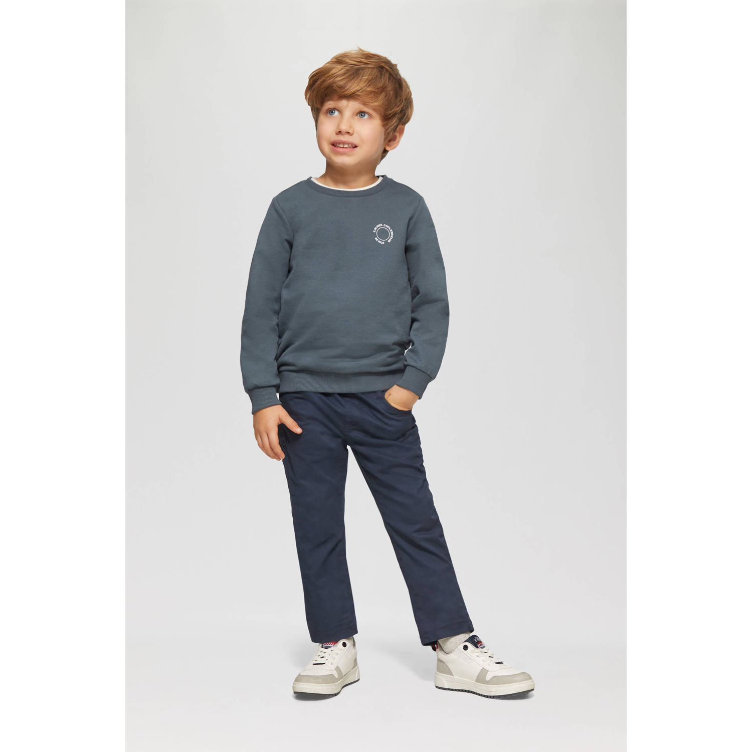 s.Oliver casual broek blauw