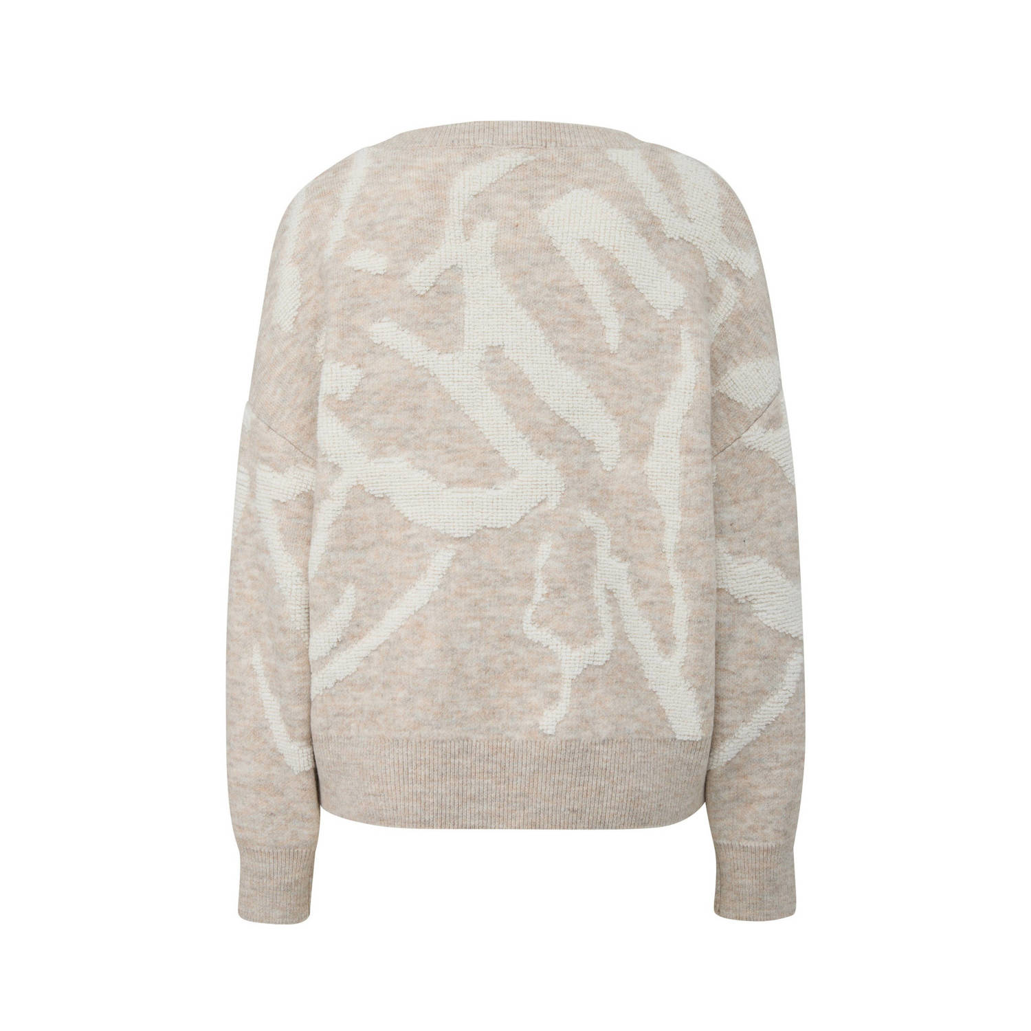 Q S by s.Oliver gebreide trui beige