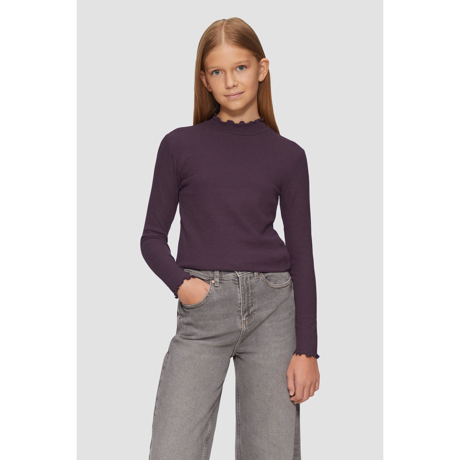 S.Oliver longsleeve donkerpaars