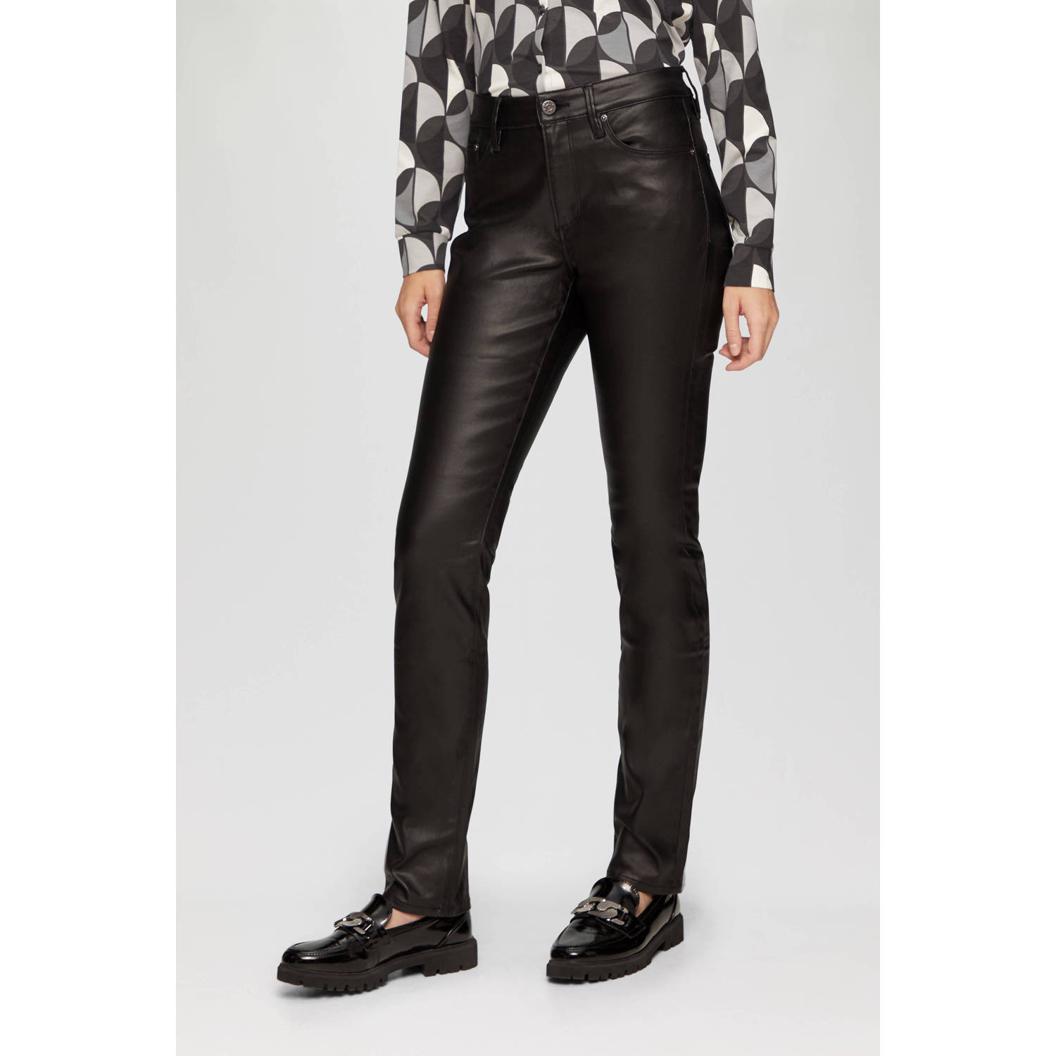 S.Oliver RED LABEL Slim fit slim leg jeans met katoen model 'BETSY'
