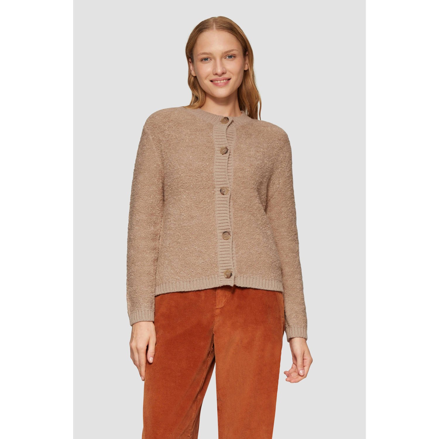 s.Oliver gebreid vest beige