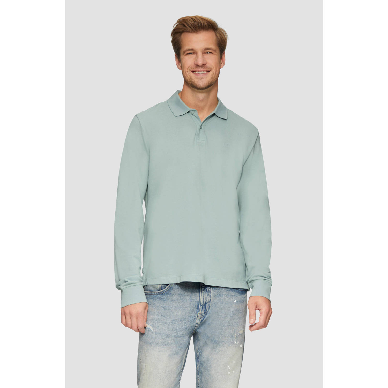 S.Oliver polo lichtgroen