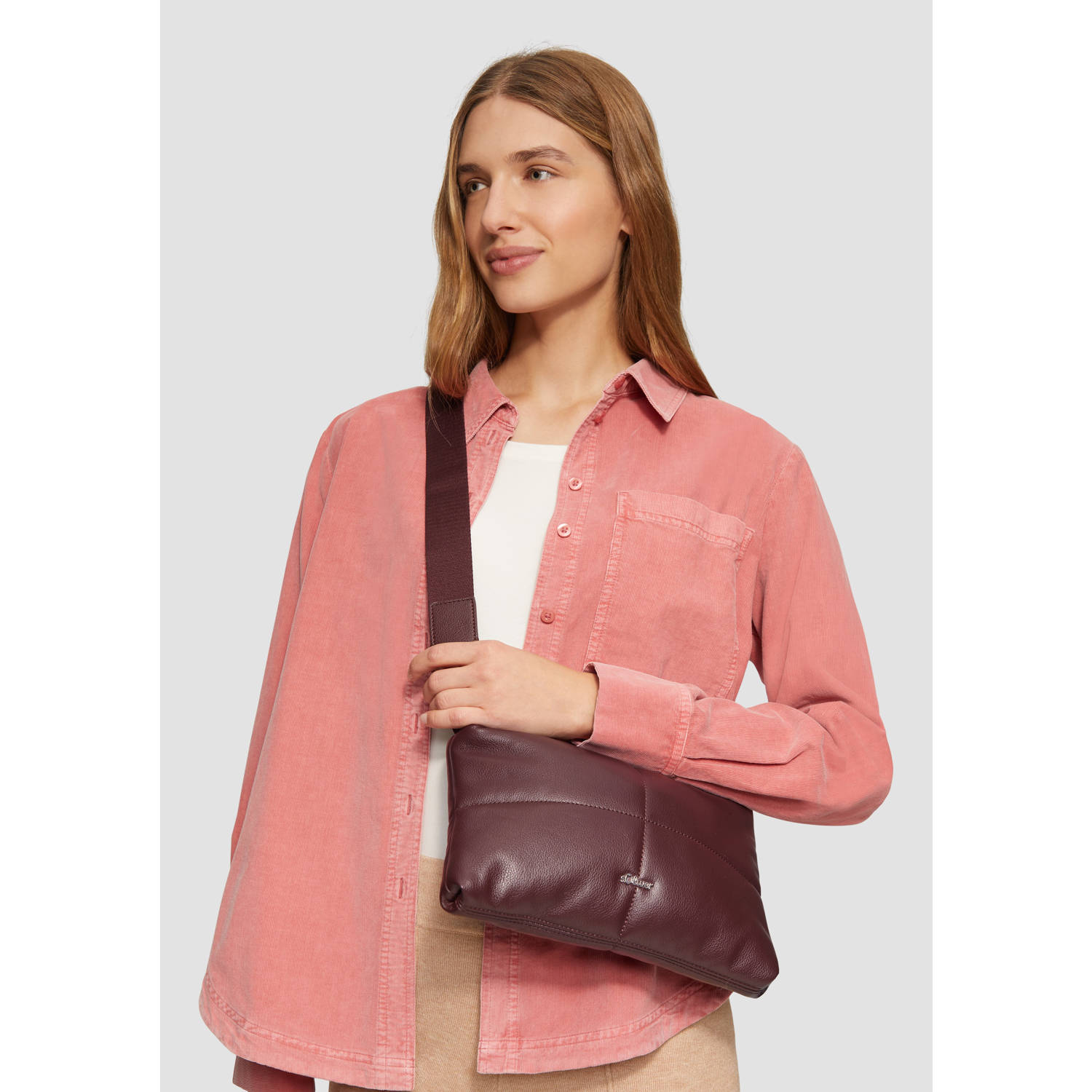 S.Oliver crossbody tas donkerpaars