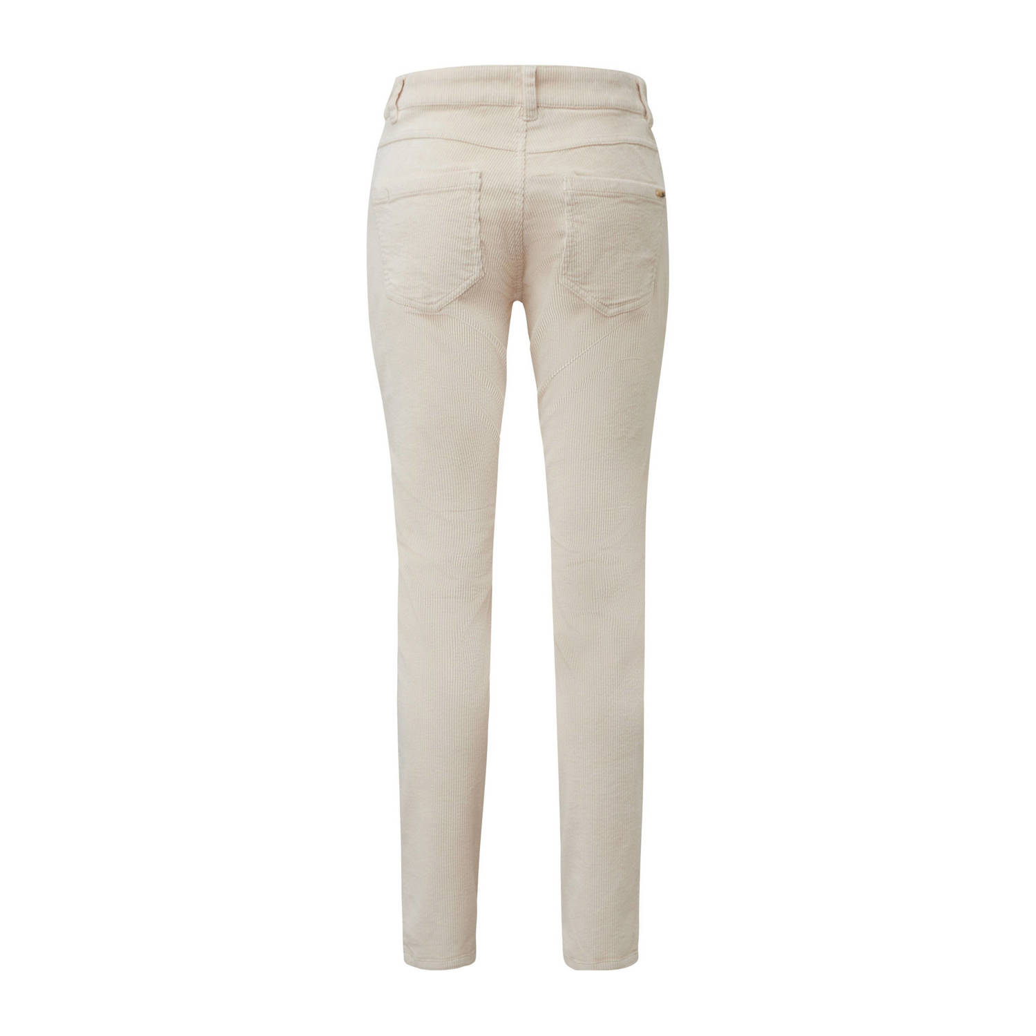 s.Oliver corduroy regular fit broek ecru