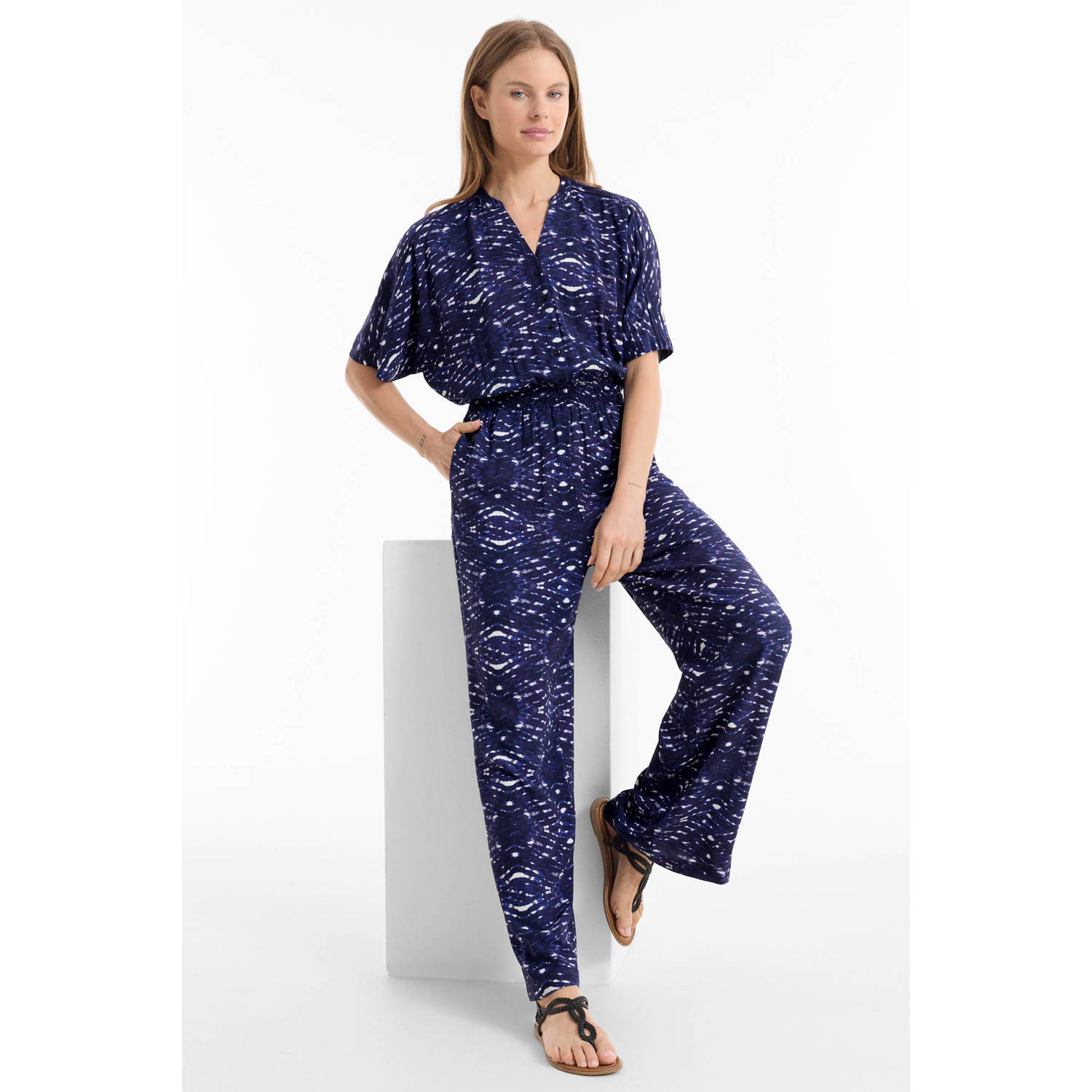 Anytime jumpsuit marine