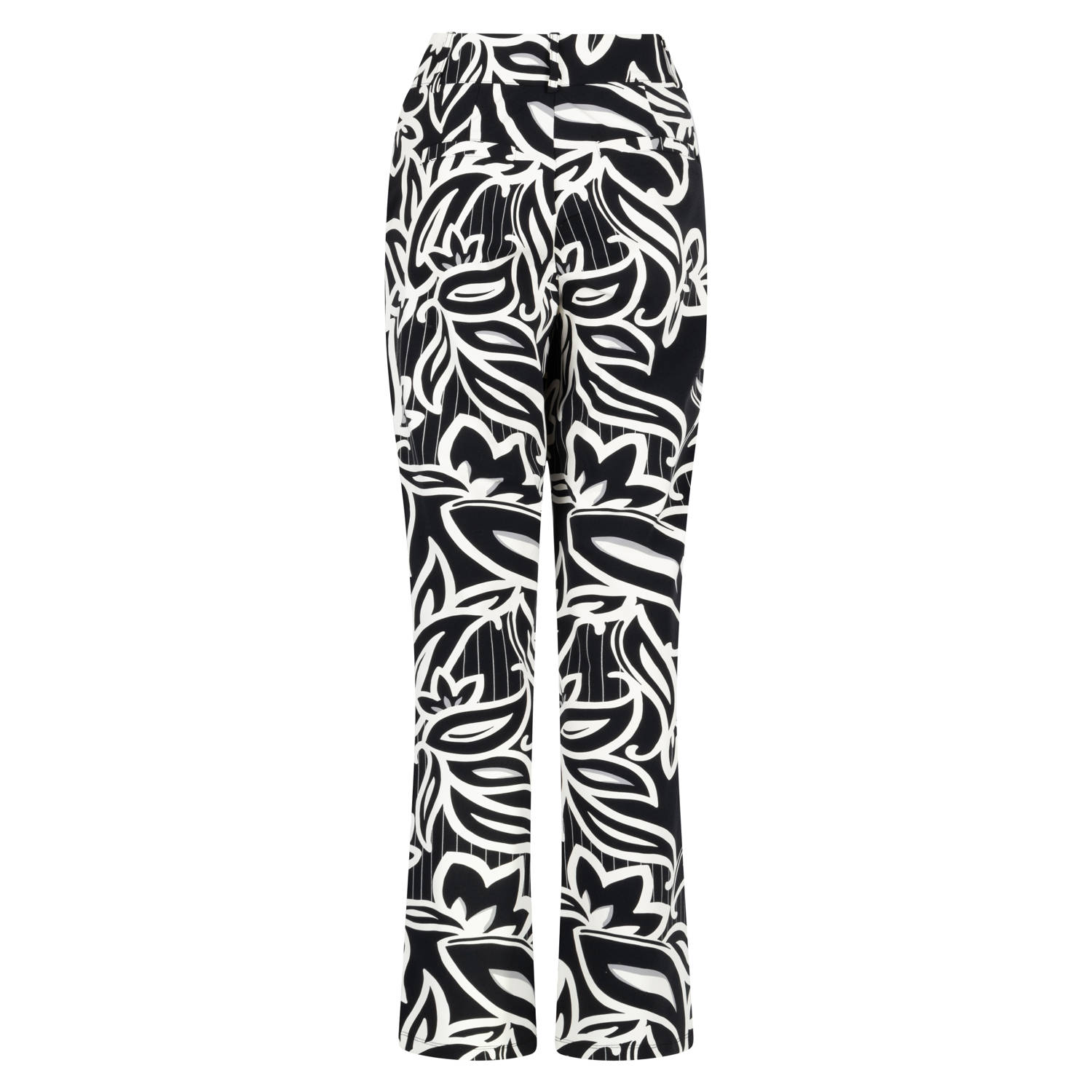 Zoso regular fit broek Dion met grafische print zwart wit
