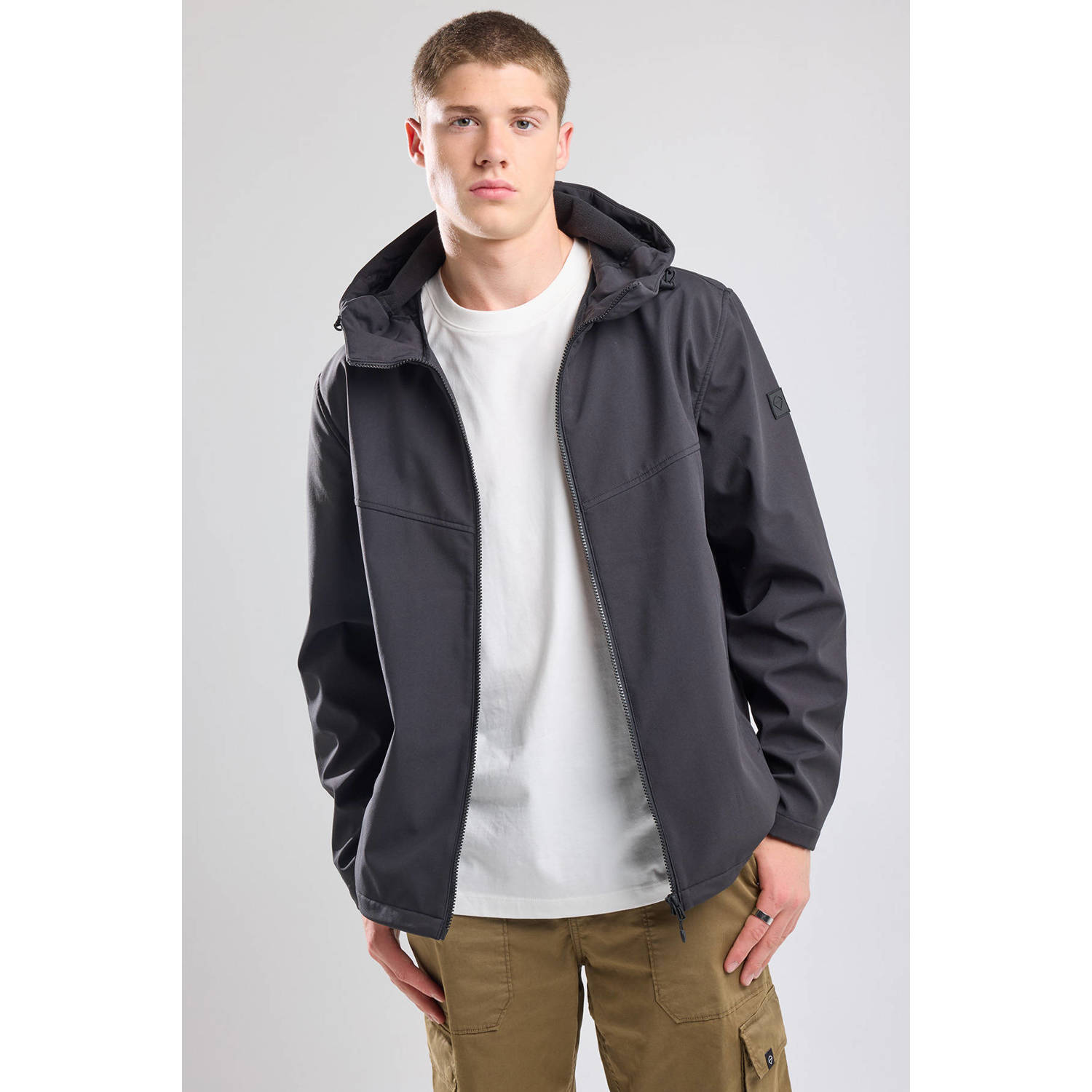 America Today softshell jas zwart