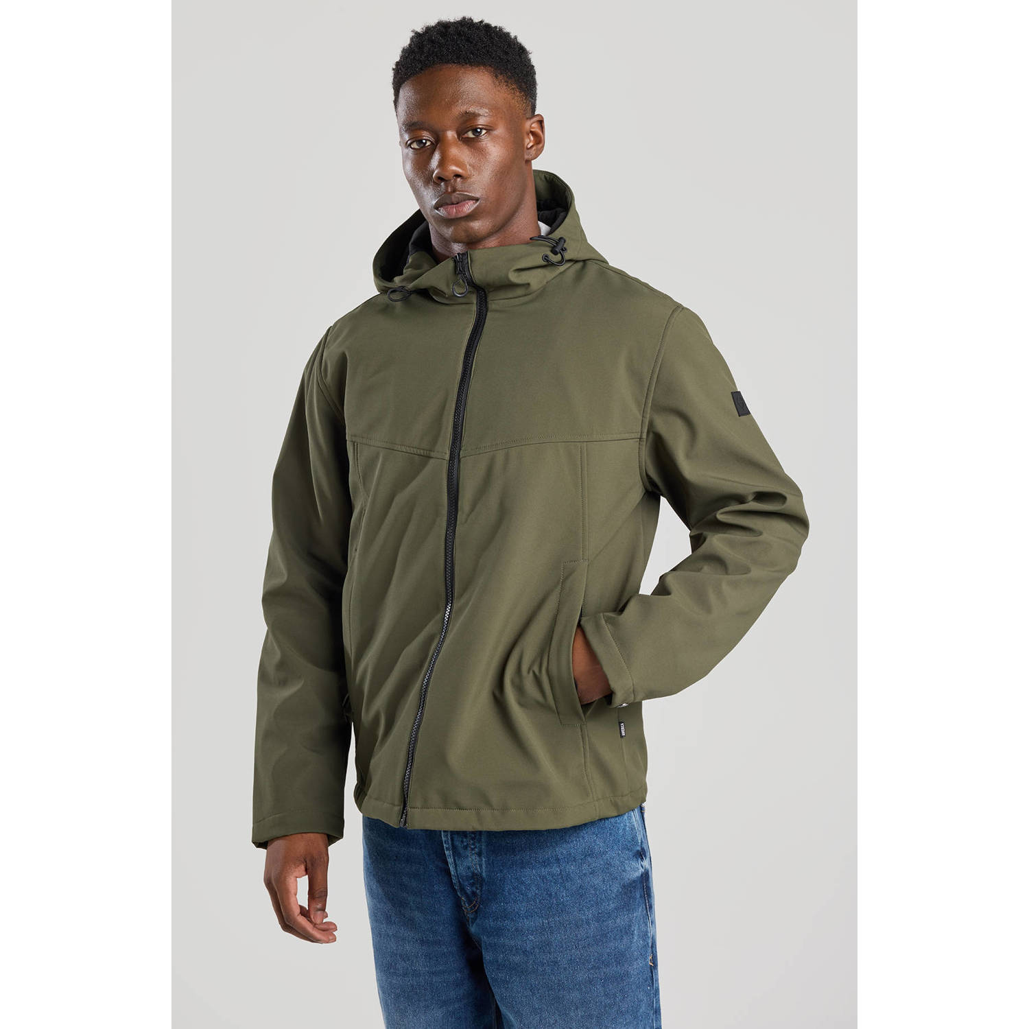 America Today softshell jas groen