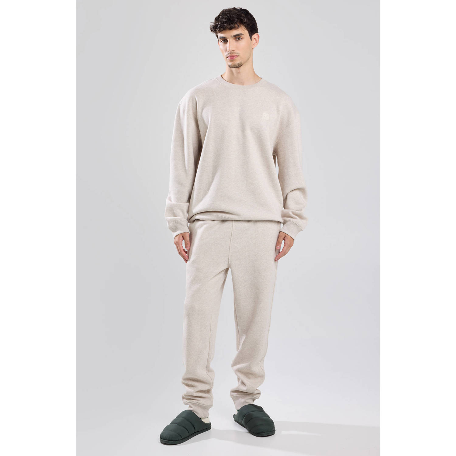 America Today regular fit joggingbroek Col oatmeal