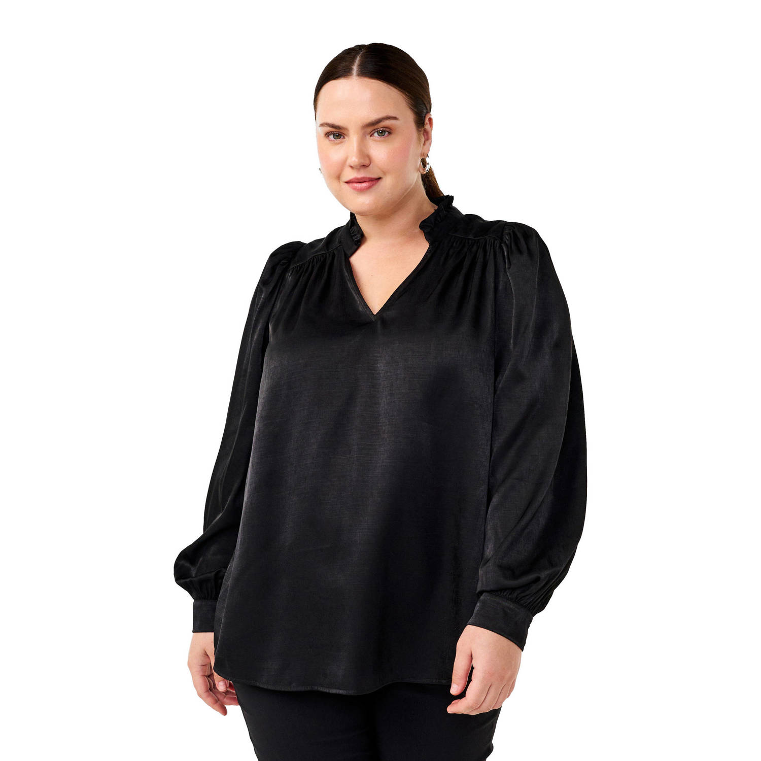 Zizzi blousetop zwart