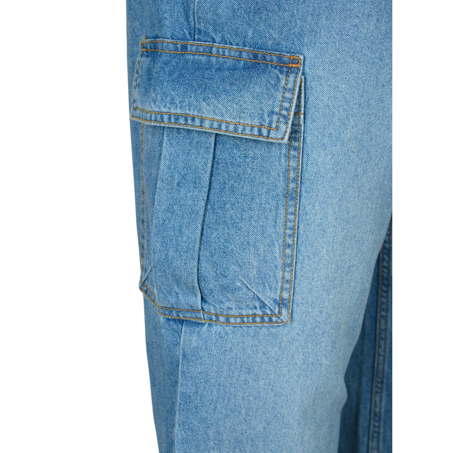 Zizzi cargo jeans light blue denim
