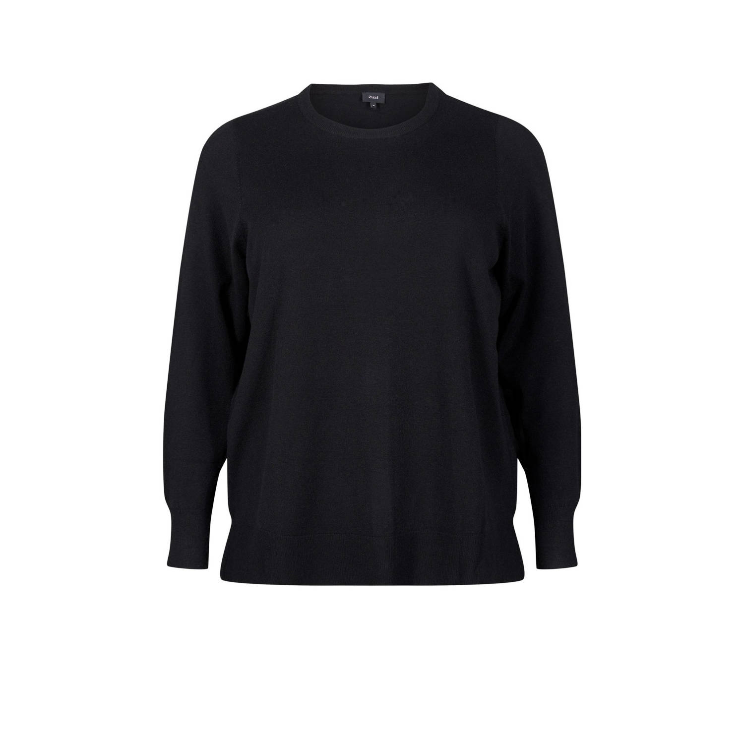 Zizzi pullover zwart