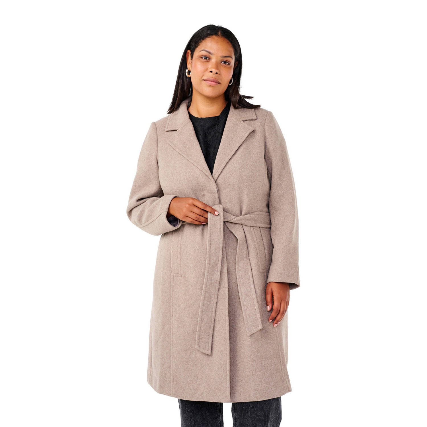 Zizzi jas beige