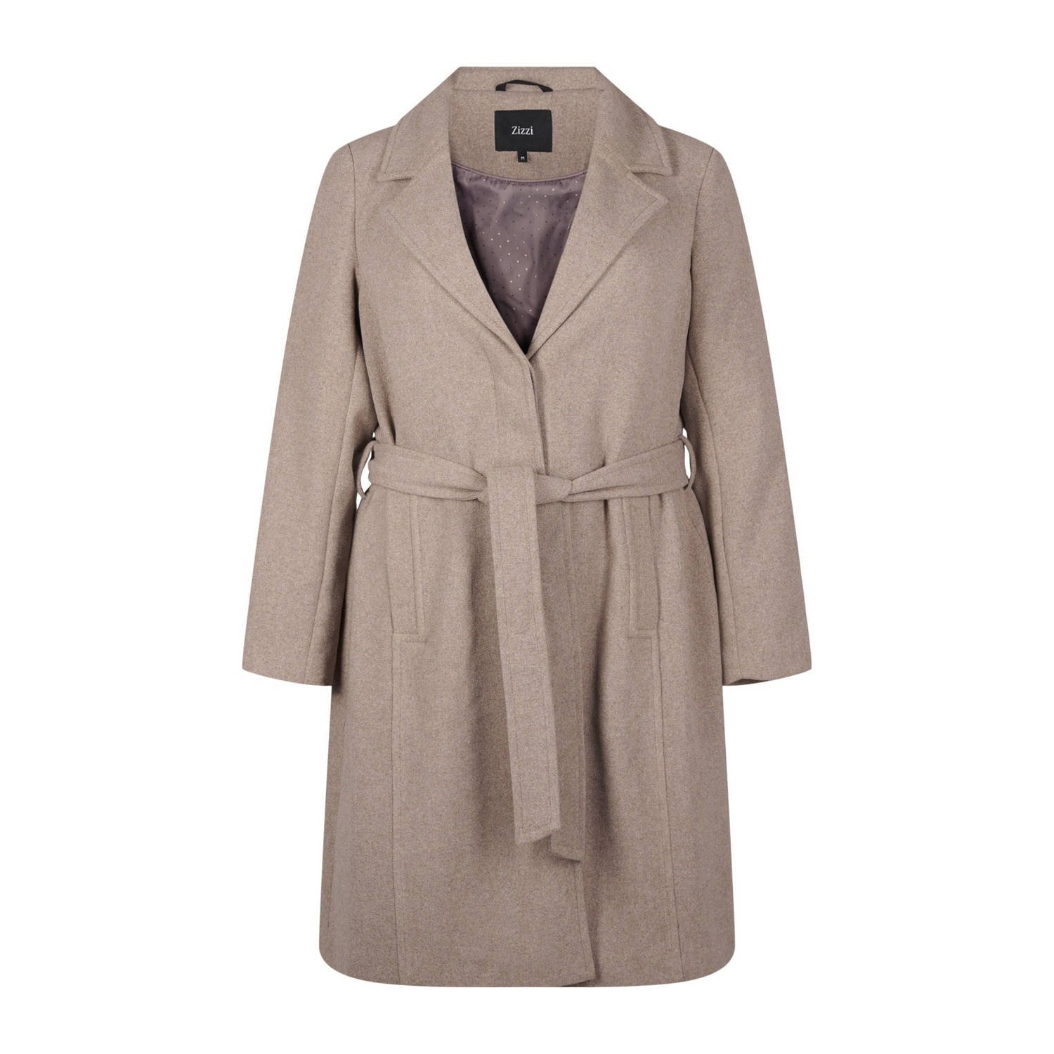 Zizzi jas beige