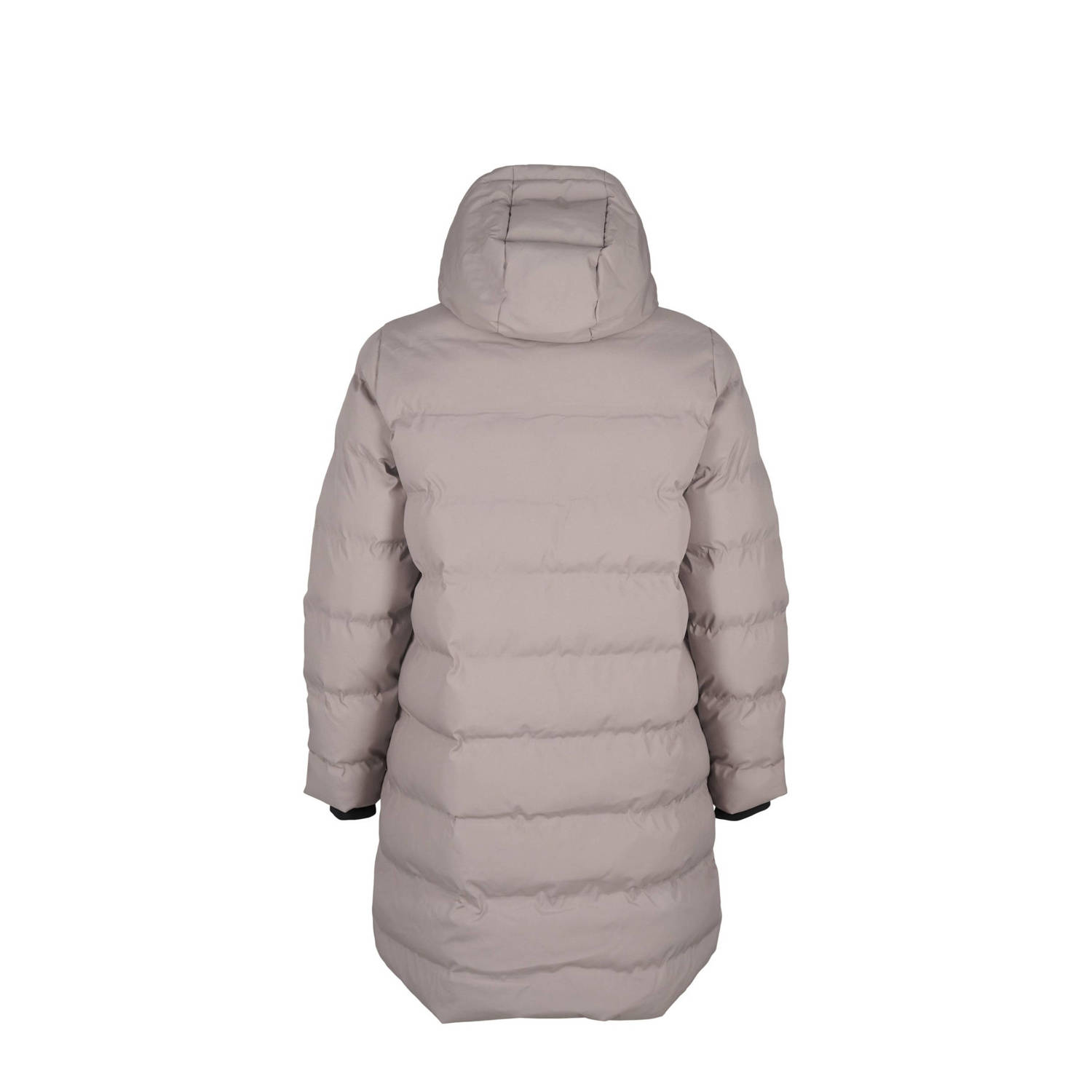 Zizzi gewatteerde jas beige